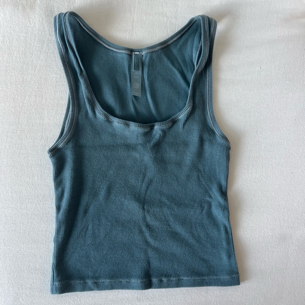 SKIMS cotton rib tank.